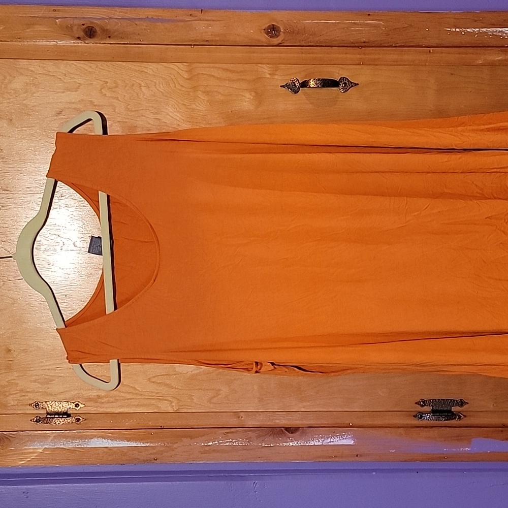Orange tank top